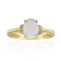 Bague en or et Opale d'Australie