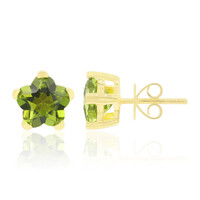 Boucles d'oreilles en or et Péridot