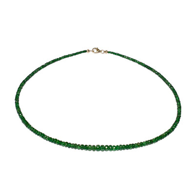 Collier en or et Grenat Tsavorite