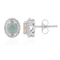 Boucles d'oreilles en argent et Opale Welo