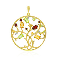 Pendentif en argent et Citrine