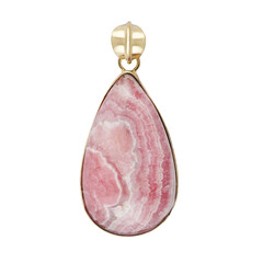 Pendentif en argent et Rhodochrosite (Bali Barong)
