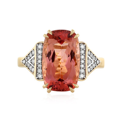 Bague en or et Tourmaline néon du Congo (D'vyere)