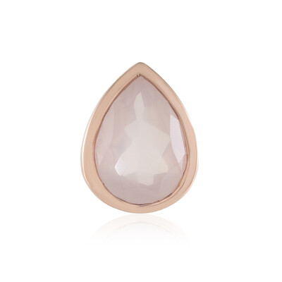 Pendentif en argent et Quartz rose (MONOSONO COLLECTION)