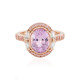 Bague en argent et Kunzite (Adela Silber)