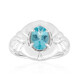 Bague en argent et Apatite bleue (Pallanova)