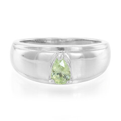 Bague en argent et Chrysobéryl