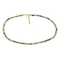 Collier en argent et Chrysobéryl
