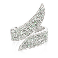 Bague en argent et Tourmaline Paraïba