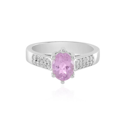 Bague en argent et Kunzite