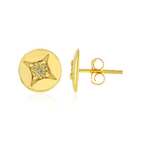 Boucles d'oreilles en argent et Diamant PK (J)