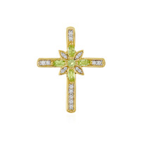 Pendentif en argent et Péridot de l'Arizona