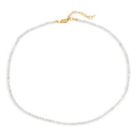 Collier en argent et Topaze blanche