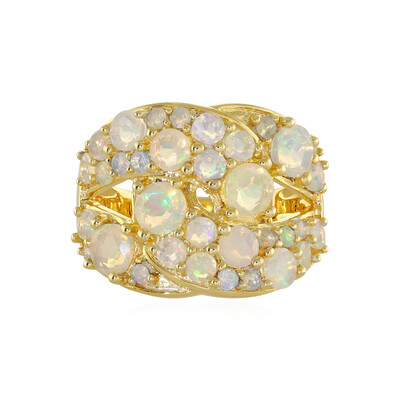 Bague en argent et Opale Welo