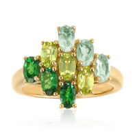 Bague en argent et Grenat Tsavorite