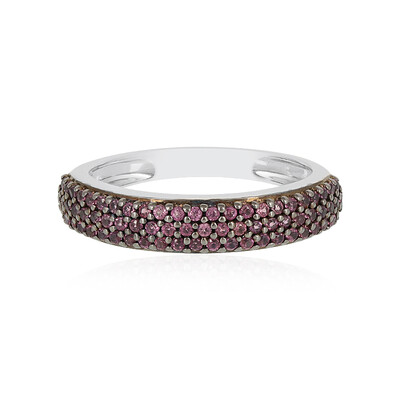 Bague en argent et Grenat Rhodolite (MONOSONO COLLECTION)