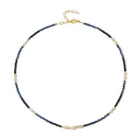 Collier en argent et Saphir bleu (Riya)