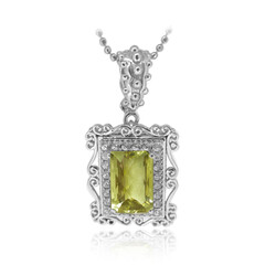 Collier en argent et Quartz de l'Ouro Verde (Dallas Prince Designs)