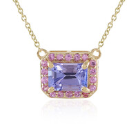 Collier en or et Tanzanite