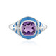 Bague en argent et Améthyste