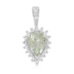 Pendentif en argent et Tourmaline cuprifère