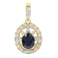 Pendentif en or et Saphir bleu (Remy Rotenier)