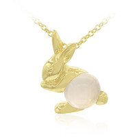 Collier en argent et Quartz rose