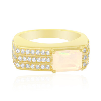 Bague en argent et Opale Welo