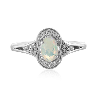 Bague en argent et Opale Welo
