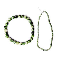 Collier en argent et Agate dendritique