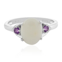 Bague en argent et Opale d'Australie