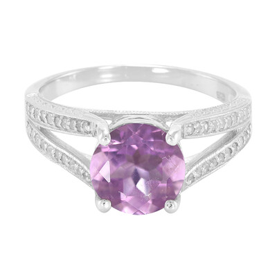 Bague en argent et Fluorite d'Espagne