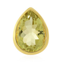Pendentif en argent et Quartz citron