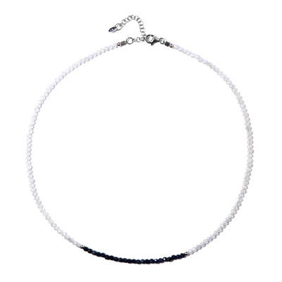 Collier en argent et Saphir bleu
