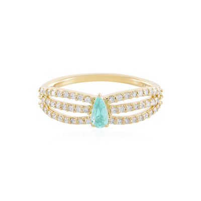 Bague en or et Tourmaline Paraiba du Brésil (AMAYANI)