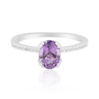 Bague en argent et Améthyste