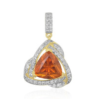 Pendentif en or et Sphalérite