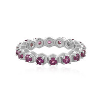 Bague en argent et Grenat Rhodolite