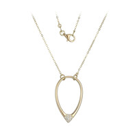 Collier en argent et Zircon (Adela Silber)