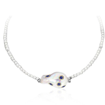Collier en argent et Perle de culture d'eau douce (Dallas Prince Designs)