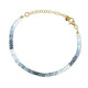 Bracelet en argent et Aigue-Marine Santa Maria