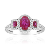 Bague en or et Rubis AAA du Mozambique (CIRARI)