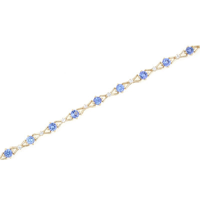 Bracelet en or et Tanzanite AAA