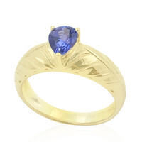 Bague en or et Tanzanite AAA (de Melo)