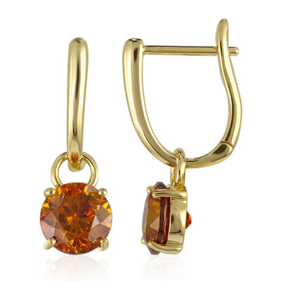 Boucles d'oreilles en or et Sphalérite d’Espagne