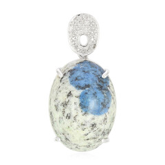 Pendentif en argent et Azurite du K2