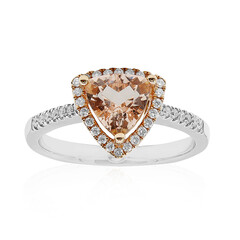 Bague en or et Morganite AAA (AMAYANI)