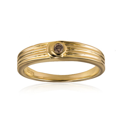 Bague en or et Diamant champagne SI1