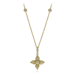 Collier en or et Diamant SI2 jaune (CIRARI)