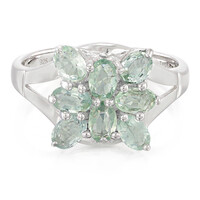 Bague en argent et Tourmaline Paraïba